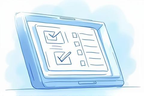 Illustration of onboarding checklist.
