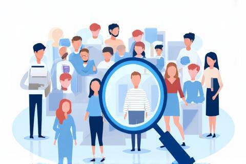 Illustration of candidate search interface.